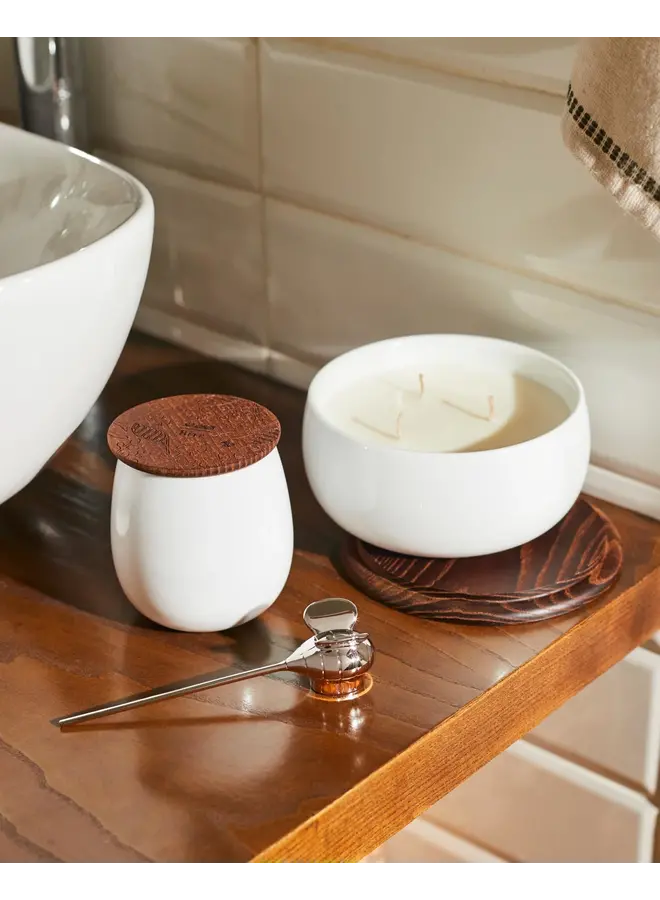 BZZZ CANDLE SNUFFER IN CHROME-PLATED ZAMAK