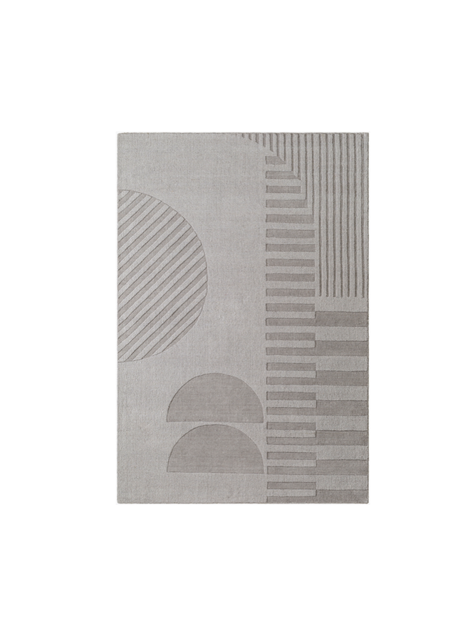 MYSTIQUE GREY HANDMADE RUG