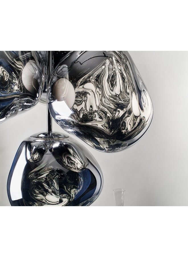 CEILING LAMP - MELT MINI LED PENDANT SILVER