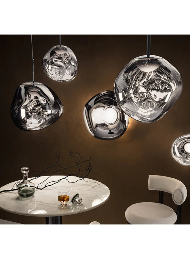 CEILING LAMP - MELT LED PENDANT SILVER