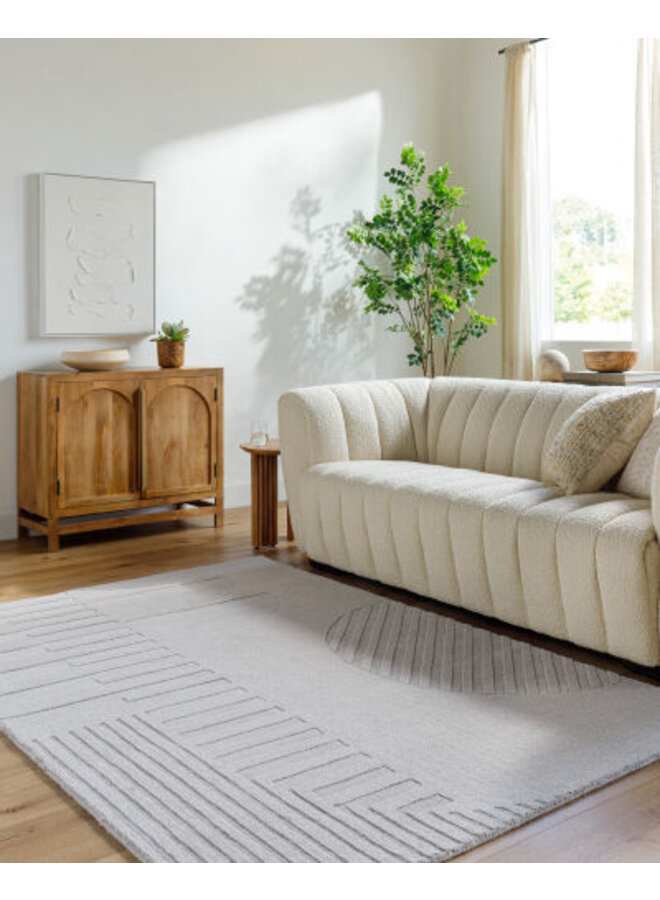 MYSTIQUE GREY HANDMADE RUG