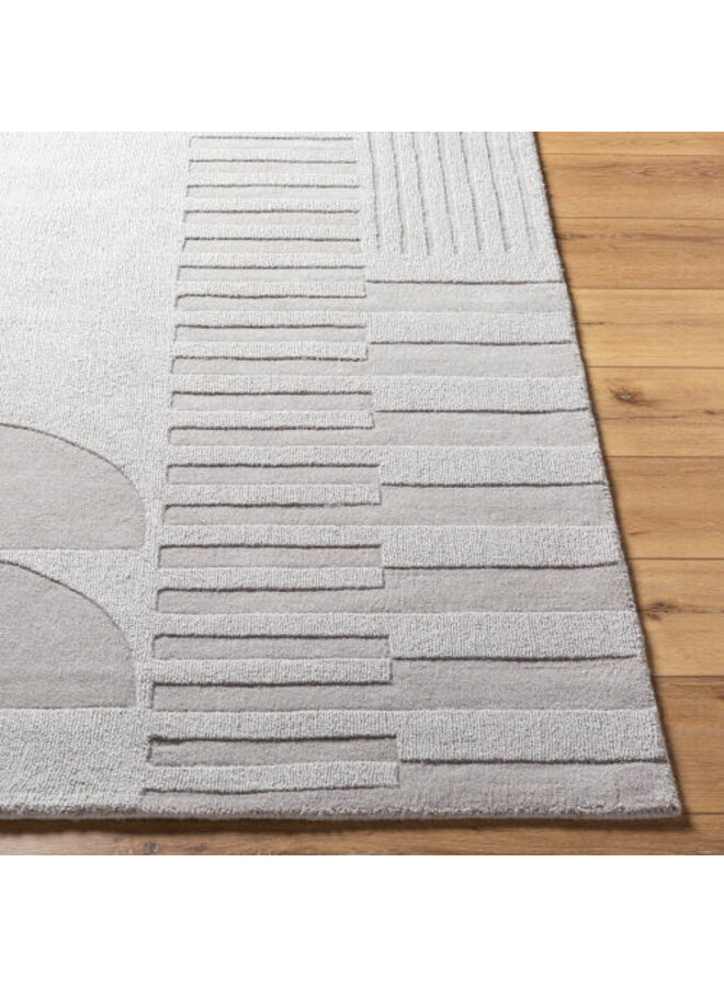 MYSTIQUE GREY HANDMADE RUG