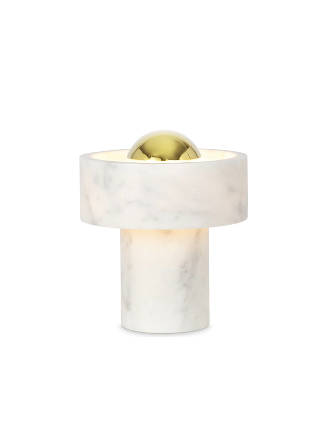 STONE PORTABLE LIGHT GOLD SMALL