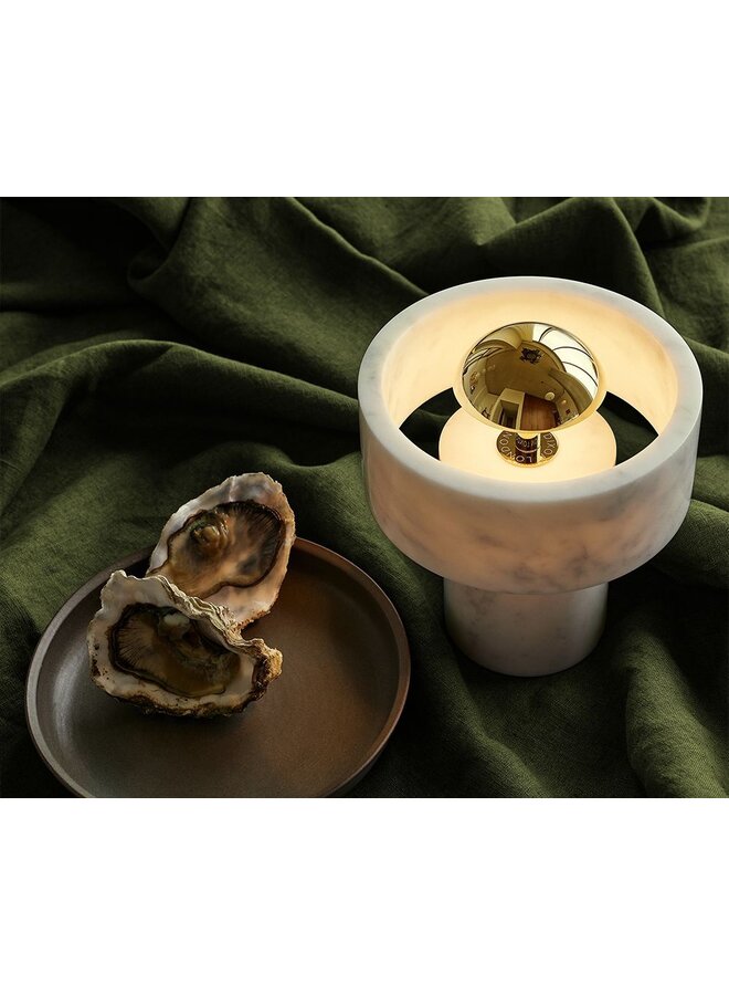 STONE PORTABLE LIGHT GOLD SMALL