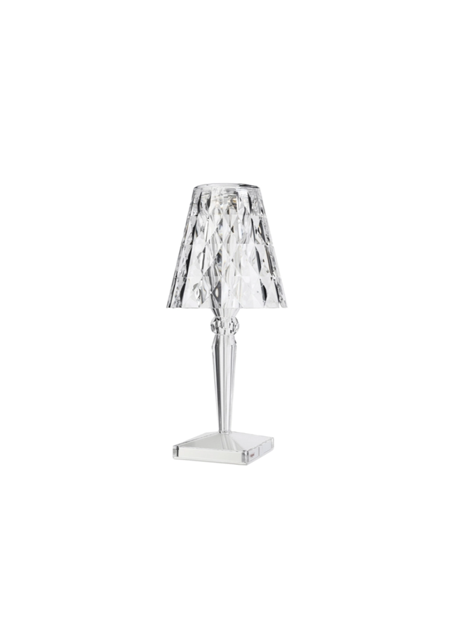 BIG BATTERY BATTERY VERSION OUTDOOR CRYSTAL TABLE LAMP