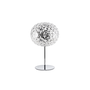 PLANET CRYSTAL/CHROME TABLE LAMP