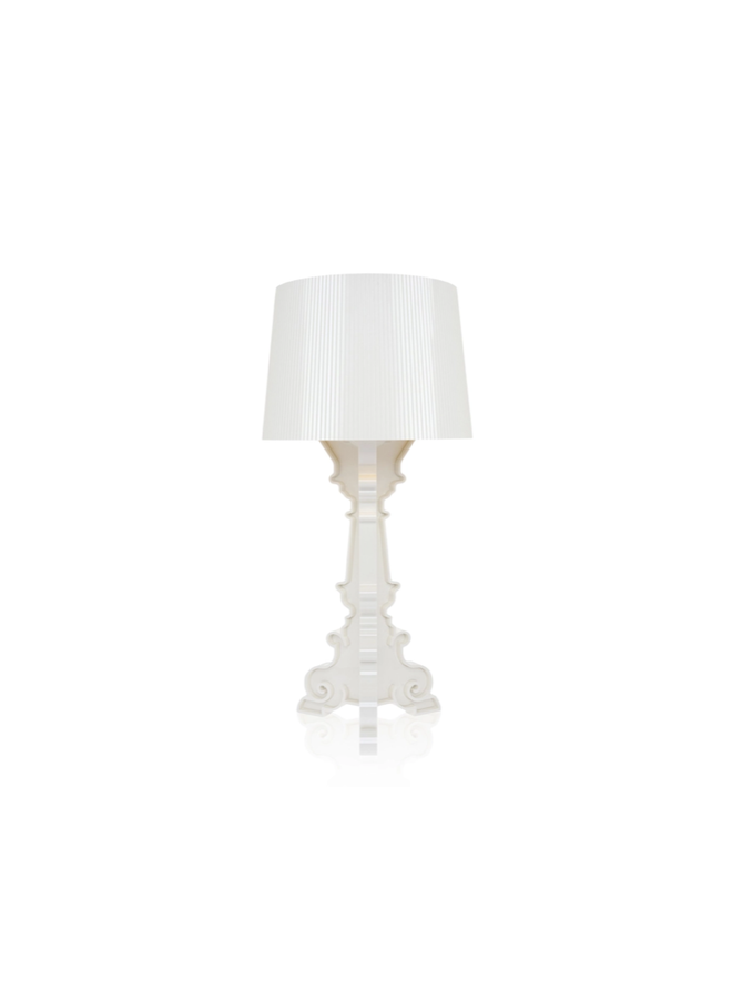 BOURGIE WHITE AND GOLD TABLE LAMP
