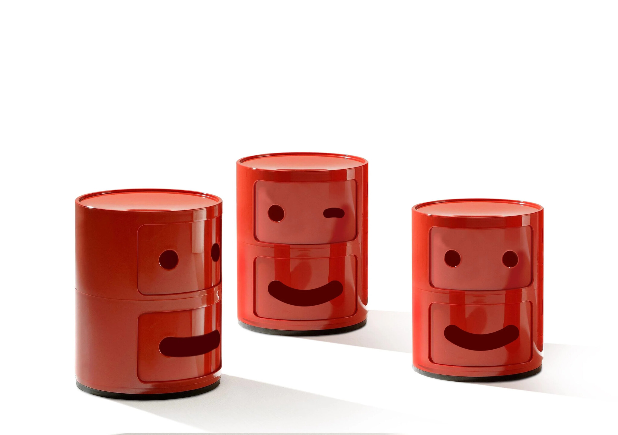 美品Kartell コンポニビリ　正規品Italy Anna Castelli Componibili square unit by Anna Castelli Ferrieri for