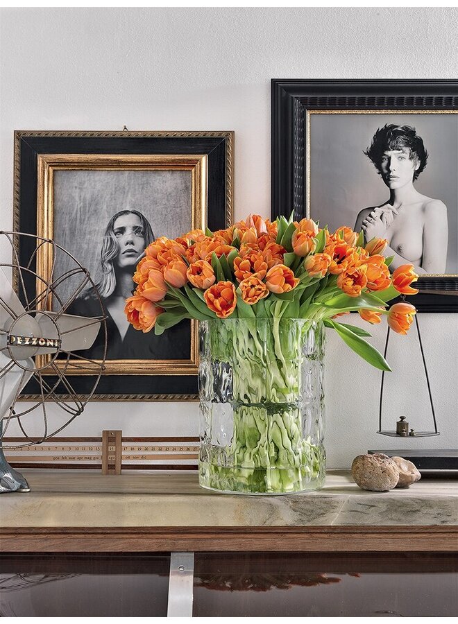 MATELASSE WHITE VASES