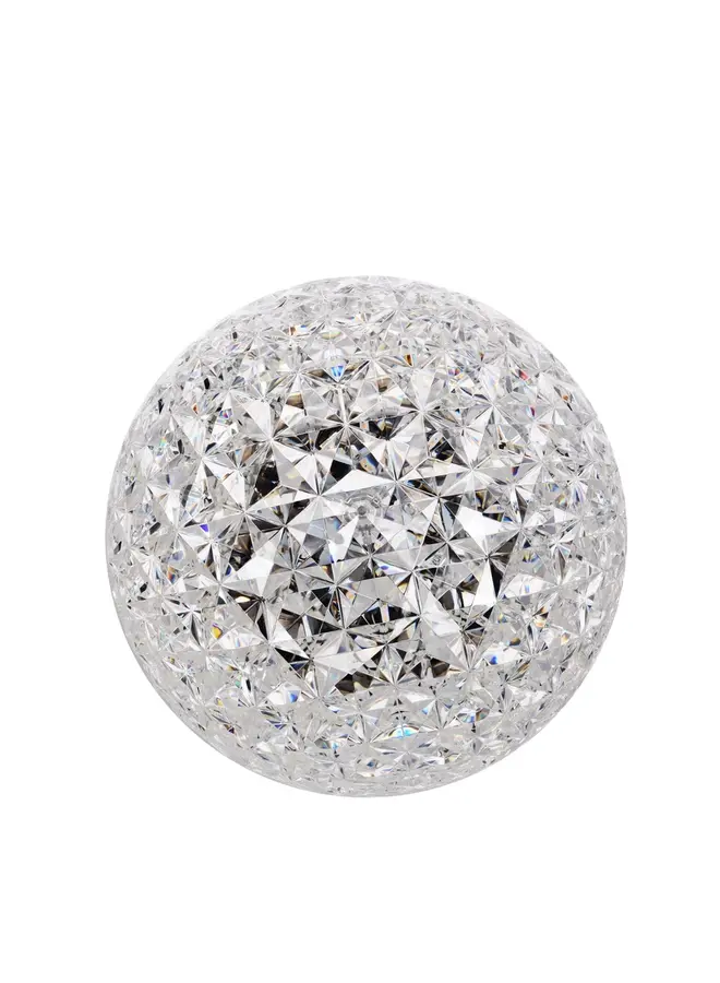 PLANET CRYSTAL/CHROME TABLE LAMP