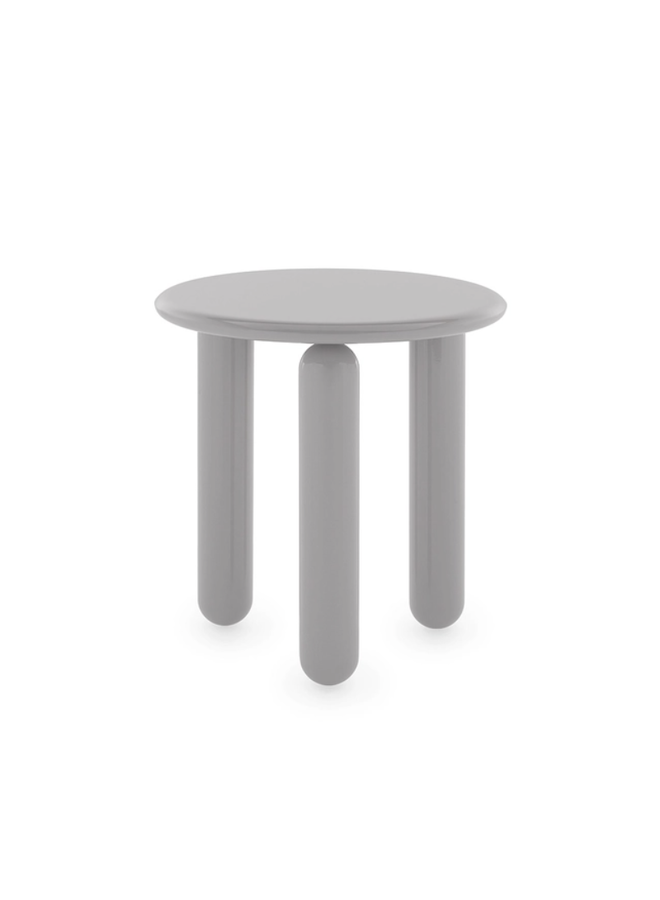 UNDIQUE MAS OVAL SIDE TABLE GRIS