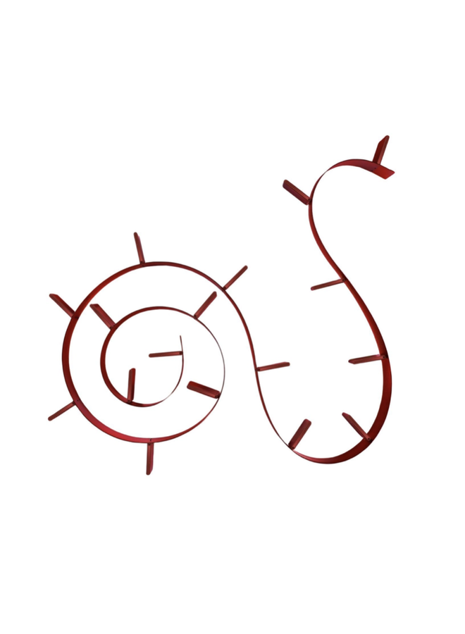 SHELF - BOOKWORM 17 SERRE LIVRES WIN ROUGE