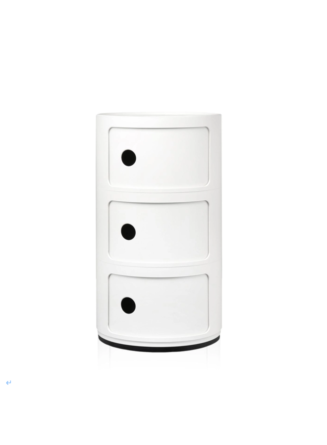 COMPONIBILI CLASSIC 3 DRAWER WHITE