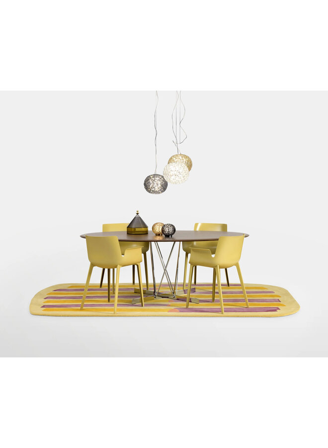 AREA RUG - PARAYS 7'X 10' YELLOW/PURPLE