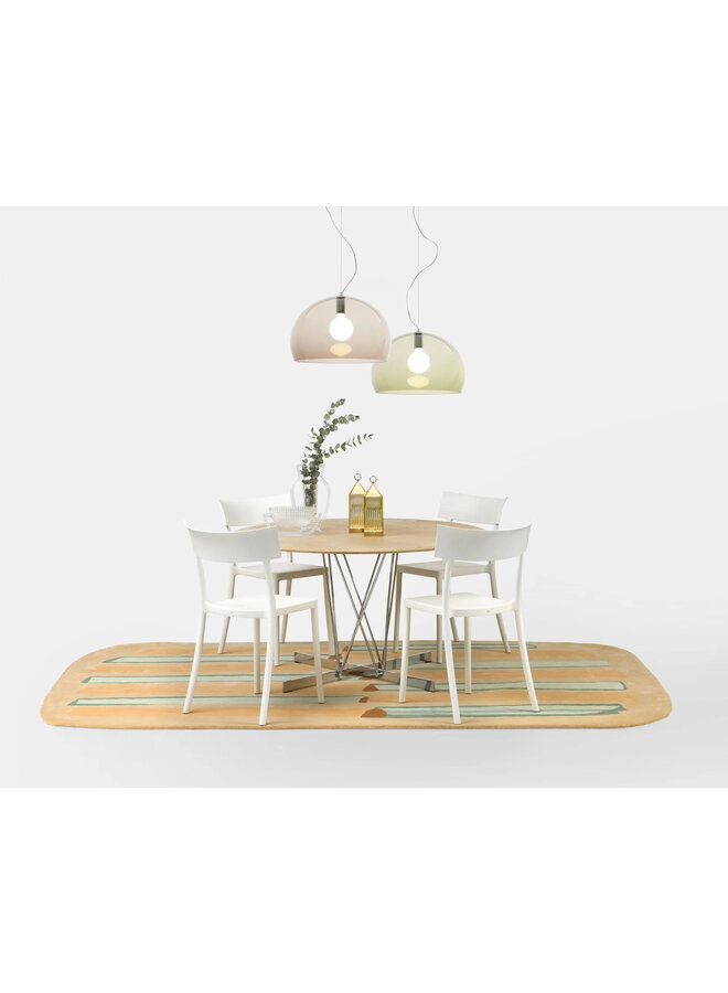 AREA RUG - PARAYS 7'X 10 ORANGE/GREEN