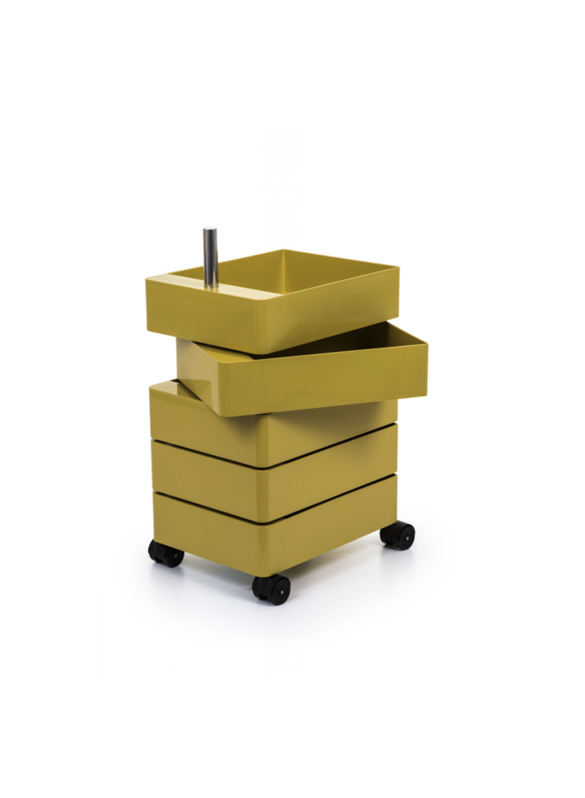 360° CONTAINER 5-DRAWER STORAGE UNIT – YELLOW