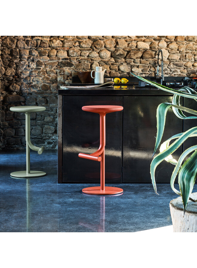 TIBU STOOL H.REG CORAL 5084/PU CORAL 1810C