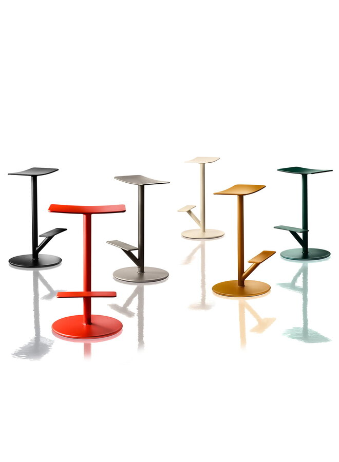 SEQUOIA STOOL H.66 IVORY MATT