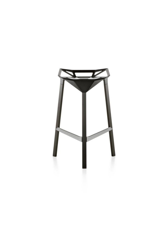 STOOL_ONE MEDIUM H.67 – BLACK 5130