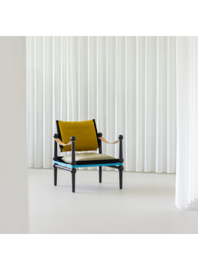 TWAIN LOWCHAIR BLACK7018/VERSION "YELLOW"