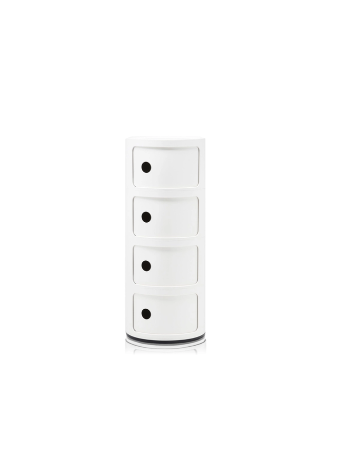 SIDETABLE - COMPONIBILI BIO 4 DRAWER WHITE
