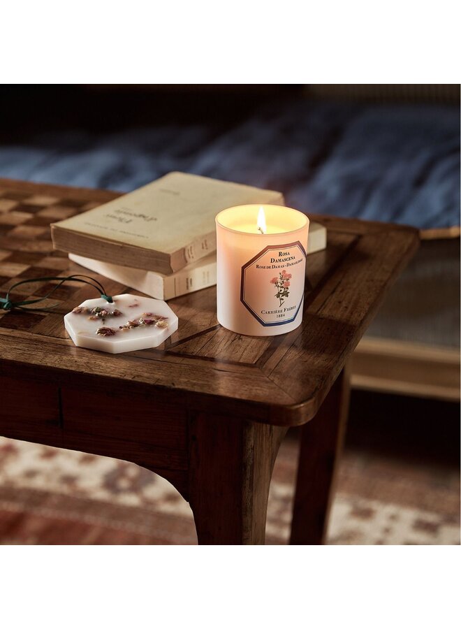 CF SCENTED CANDLES - DAMASK ROSE