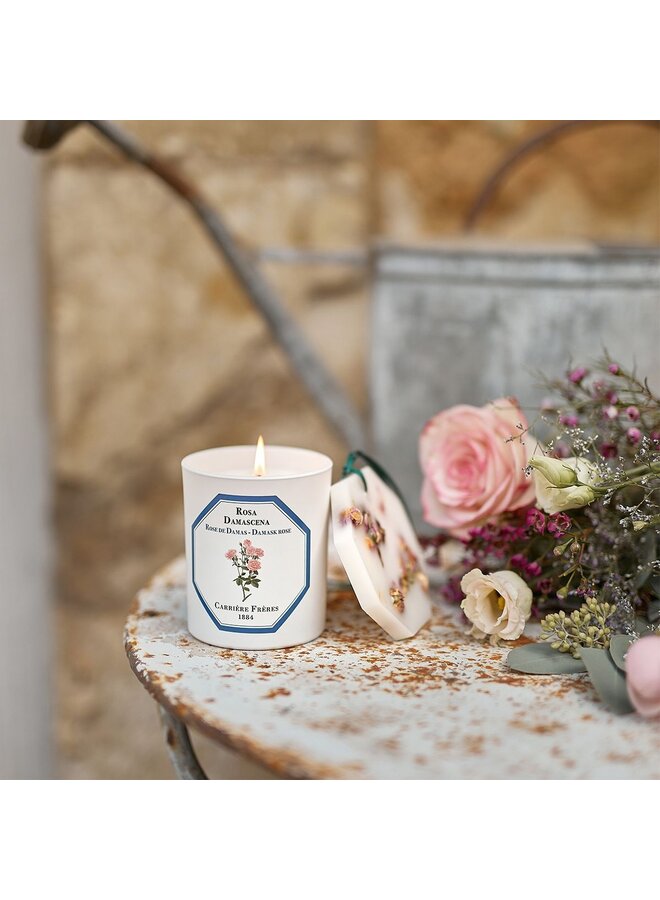 CF SCENTED CANDLES - DAMASK ROSE
