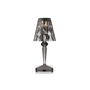 TABLE LAMP - BATTERY TRANSPARENT SMOKED