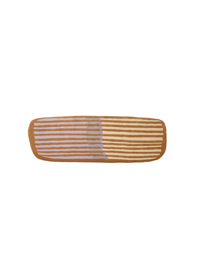 AREA RUG - PARAYS BRICK RED 300X100