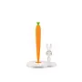 BUNNY & CARROT KITCHEN ROLL HOLDER WHITE