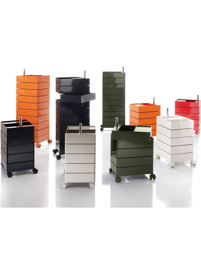 360° CONTAINER 5 DRAWERS WHITE