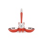 TIGRITO CAT BOWL RED ORANGE