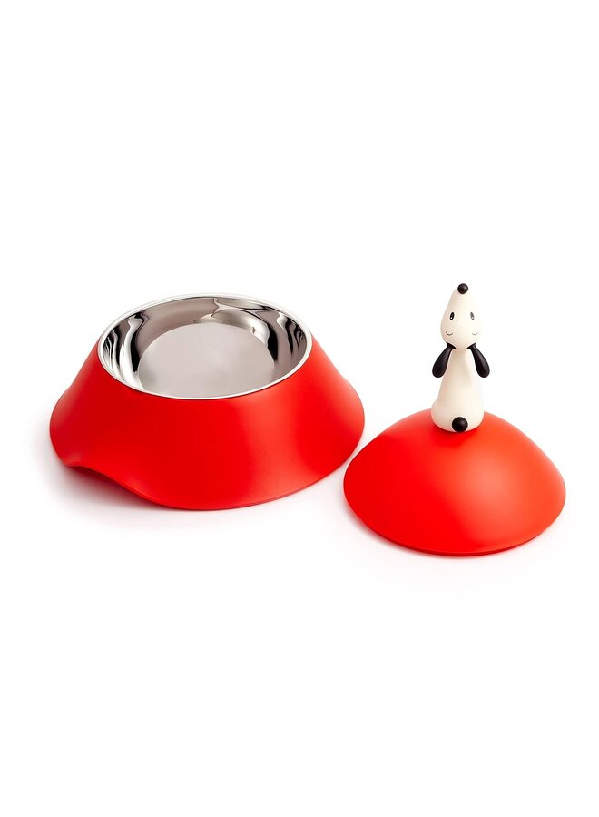 LULA DOG BOWL RED ORANGE