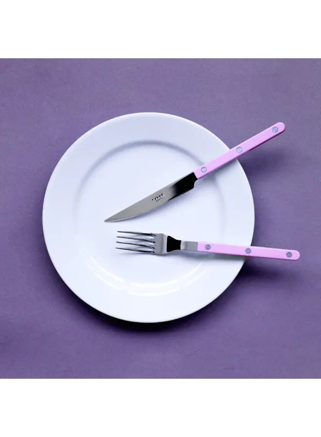 DINNER KNIFE -BISTROT SOLID PINK (FP)