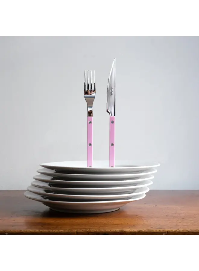 DINNER KNIFE -BISTROT SOLID PINK (FP)