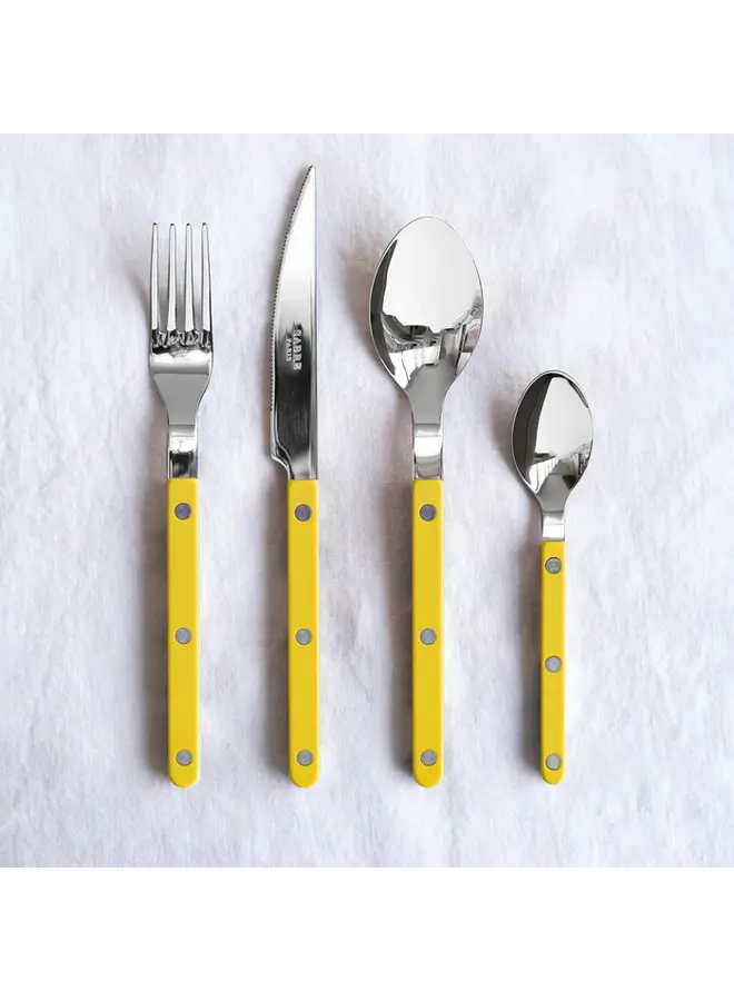 TEA SPOON -BISTROT SOLID YELLOW (JA)