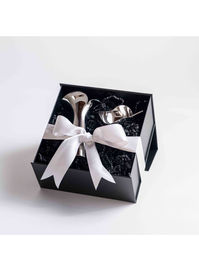 GIFT SET - BLOOM BOTANICA VASE, SMALL + BLOOM SALT CELLAR WITH SPOON