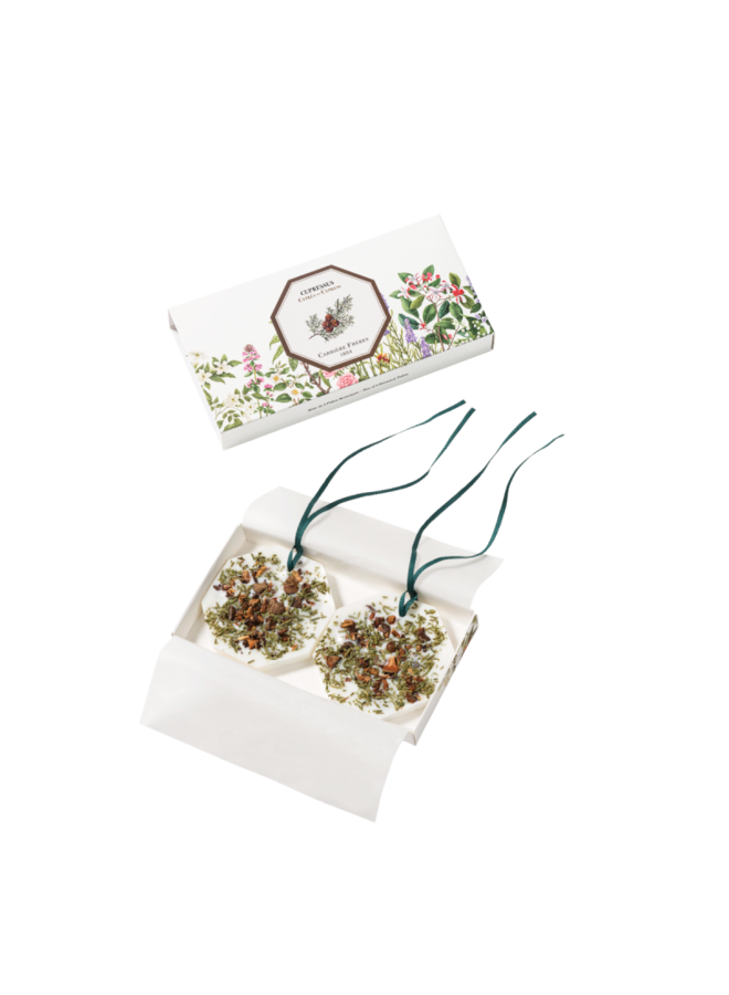 GIFT SET - CF BOTANICAL PALETS CYPRESS + CF SCENTED CANDLES TEA