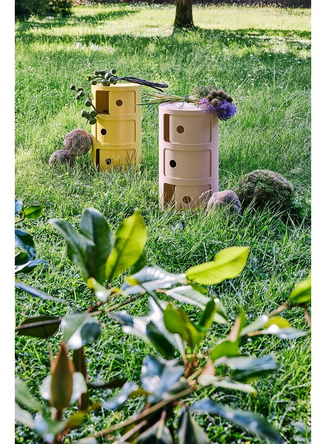 SIDETABLE - COMPONIBILI BIO  3 DRAWER YELLOW