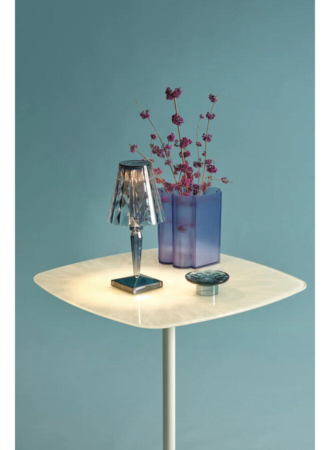 TABLE LAMP - BATTERY METAL CHROMED