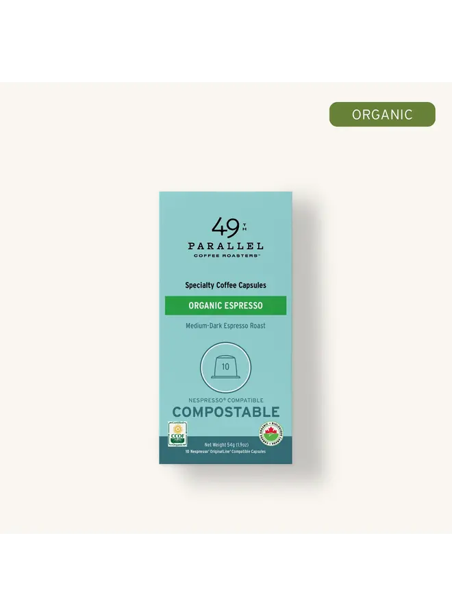 COFFEE CAPSULES - ORGANIC ESPRESSO 10PCS