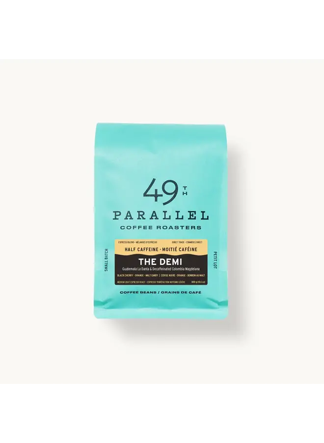 THE DEMI ESPRESSO, HALF CAFFEINE
