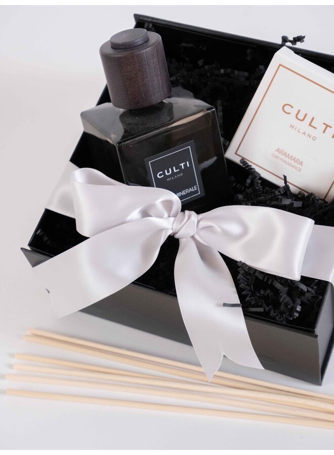 GIFT SET- MAREMINERALE 250ML DÉCOR + CAR SACHET ARAMARA