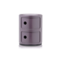 COMPONIBILI CLASSIC 2 DRAWER VIOLET SIDE TABLE
