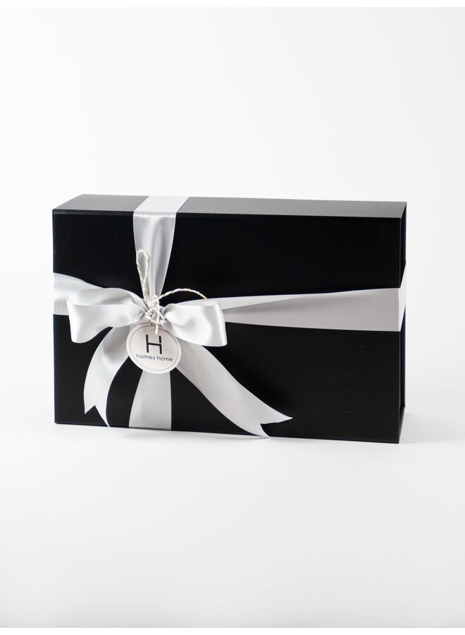 GIFT WRAP - LUXURY BLACK BOX (w/ Ribbon)