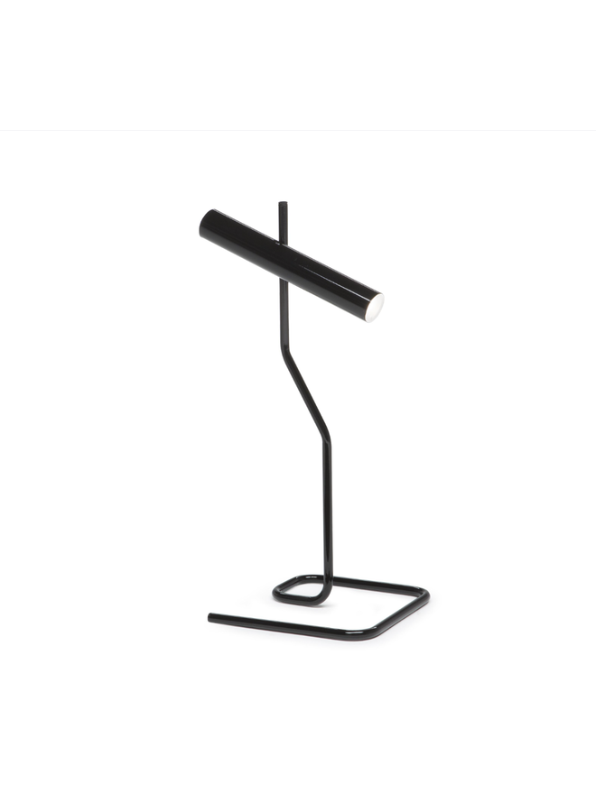 NATUZZI ITALIA COLOSSEO TABLE LAMP – BLACK CHROME
