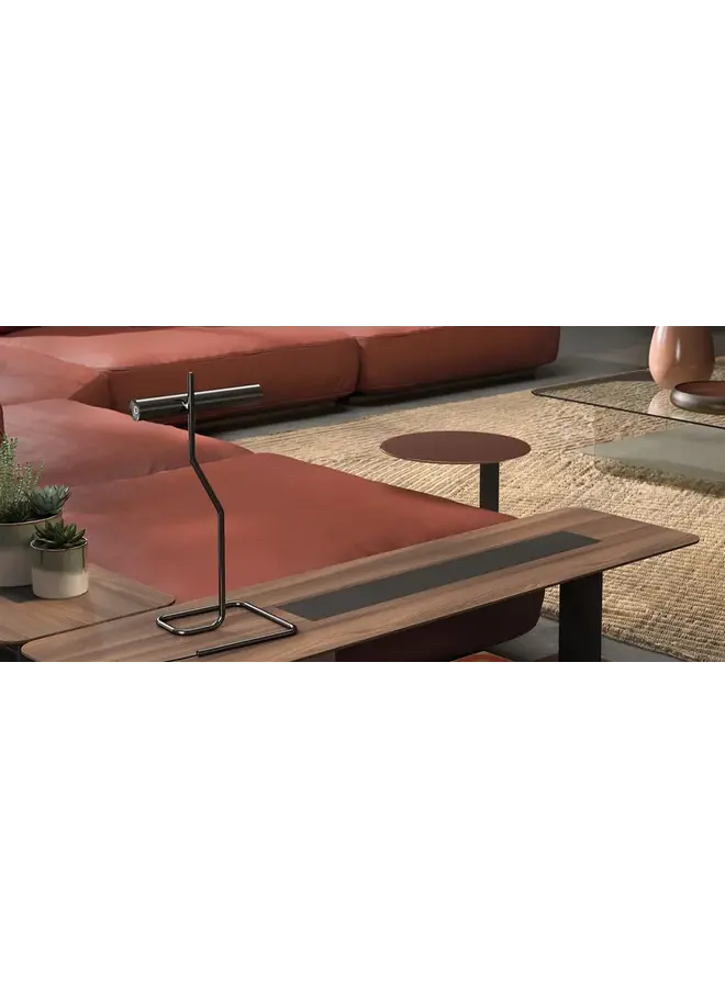 COLOSSEO TABLE LAMP BLACK CHROME