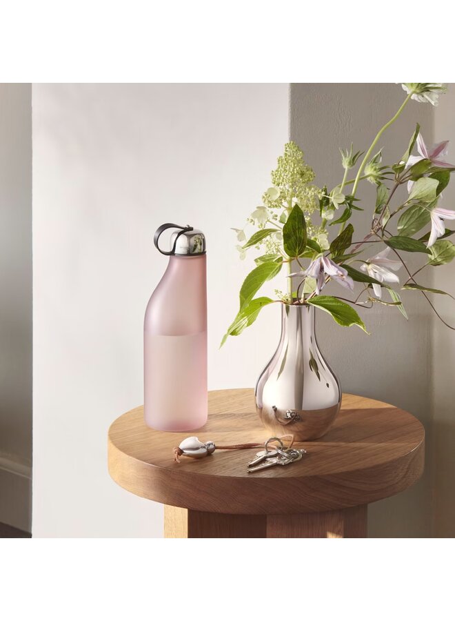 ROSE STAINLESS STEEL & PLASTIC BOTTLE 500ML