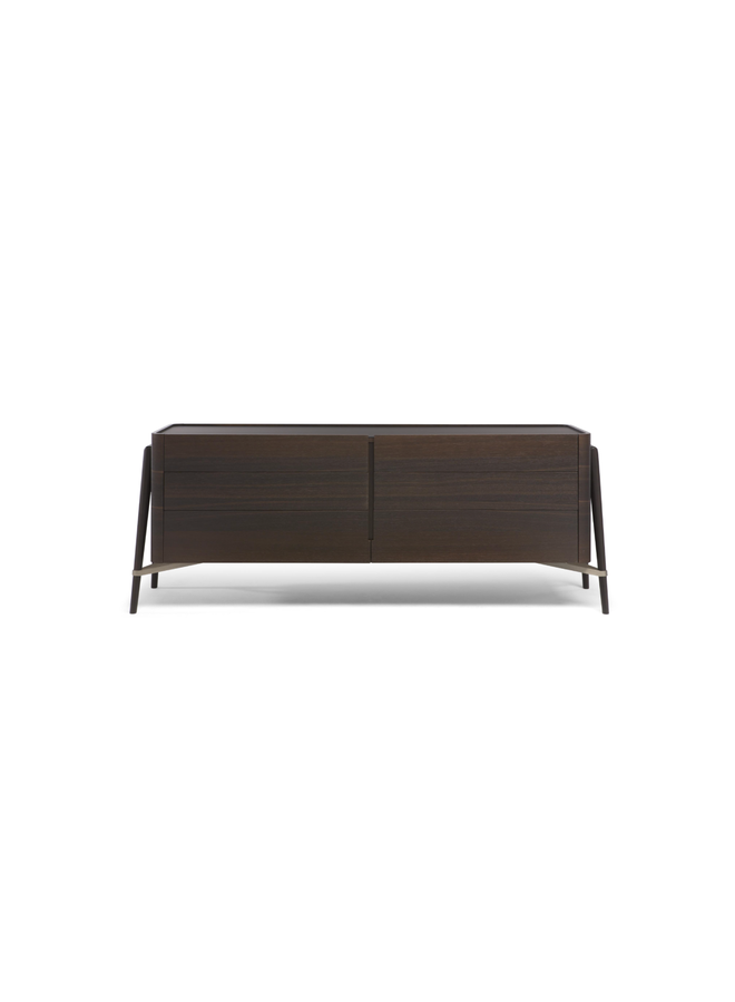 SVEVO DRESSER IN SMOKED OAK WOOD