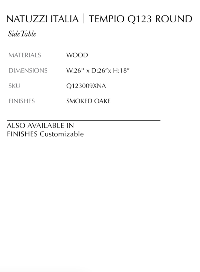 TEMPIO SIDE TABLE